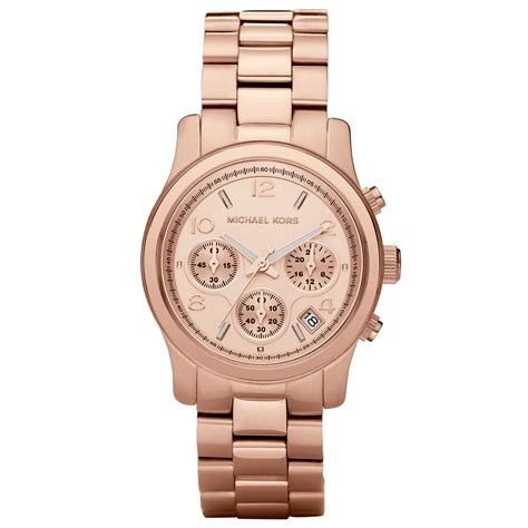 rose gold mk watch